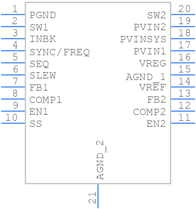 ADP5071AREZ - Analog Devices - PCB symbol