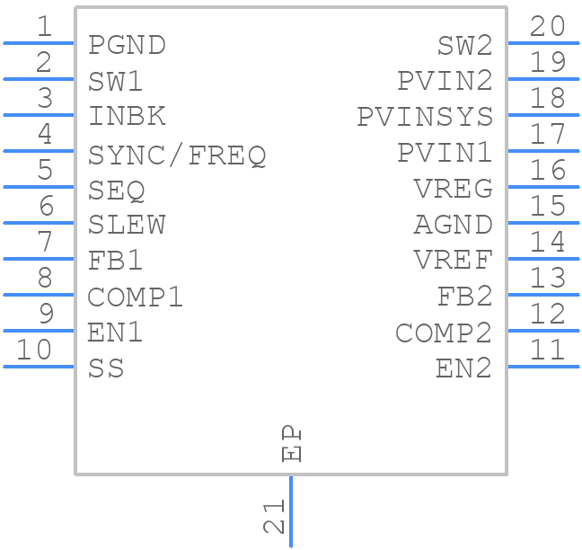 ADP5071AREZ-R7 - Analog Devices - PCB symbol