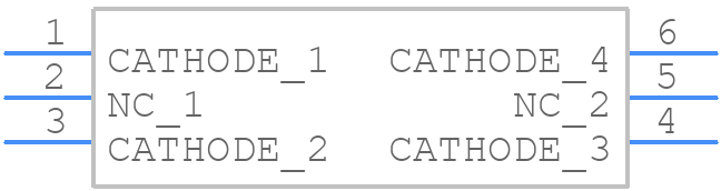 ESDA25SC6Y - STMicroelectronics - PCB symbol