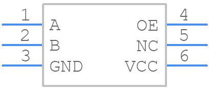 NC7SZ66L6X - onsemi - PCB symbol