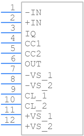 PA93 - Apex Microtechnology - PCB symbol