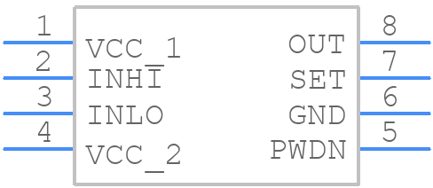 MAX2014EUA+ - Analog Devices - PCB symbol