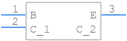 2SA2016-TD-E - onsemi - PCB symbol