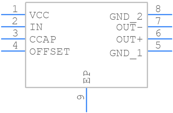 MAX40658ETA+ - Analog Devices - PCB symbol