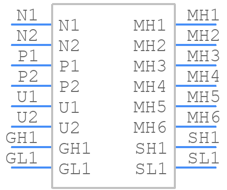 TPD3215M - Transphorm - PCB symbol