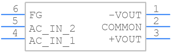 TMS 10212 - Traco Power - PCB symbol
