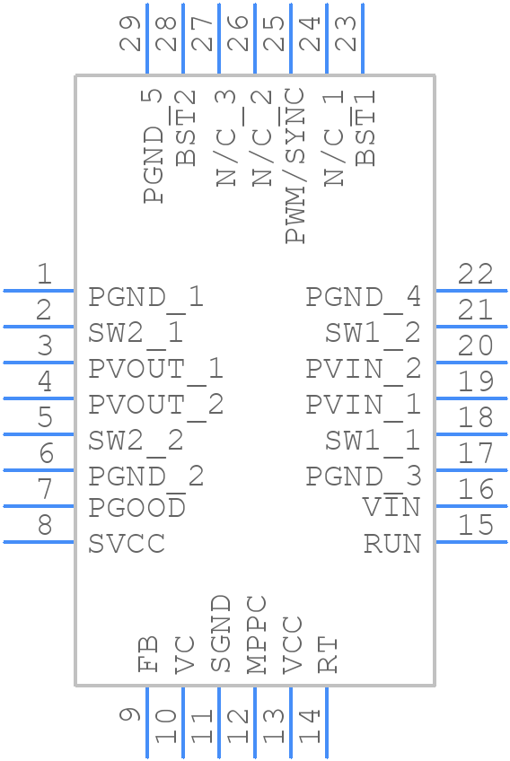 LTC3119IUFD#TRPBF - Analog Devices - PCB symbol