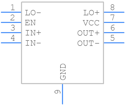 LT5560EDD#PBF - Analog Devices - PCB symbol