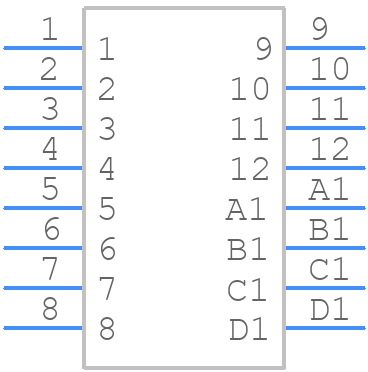 CK1047 - Lorlin - PCB symbol