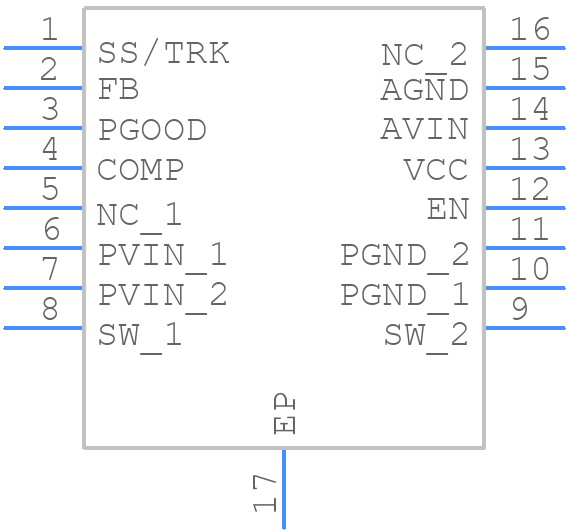 LM20123MHX/NOPB - Texas Instruments - PCB symbol