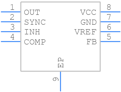 A5975DTR - STMicroelectronics - PCB symbol