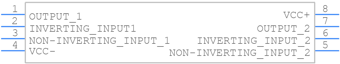 TL072CD - STMicroelectronics - PCB symbol