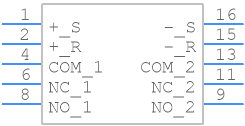 G6AK-274P-ST40-US-DC24 - Omron Electronics - PCB symbol