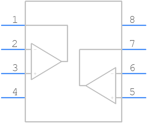 TL072CDT - STMicroelectronics - PCB symbol
