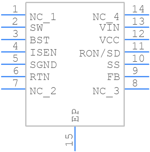 LM5010AMHX - Texas Instruments - PCB symbol