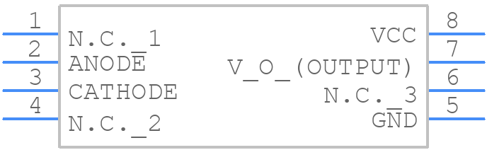 TLP358H - Toshiba - PCB symbol