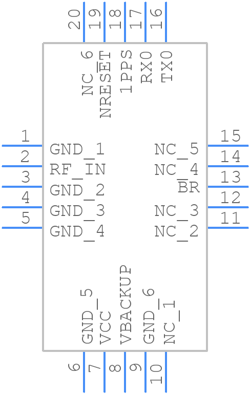 XM1100_1103874 - SIERRA WIRELESS - PCB symbol