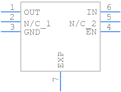 NCV8705MT12TCG - onsemi - PCB symbol