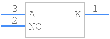 ZHCS506QTA - Diodes Incorporated - PCB symbol