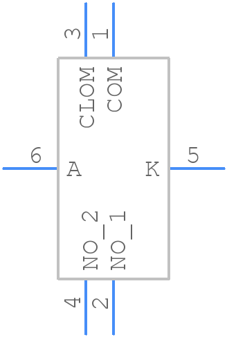 TL3265RQTCLR - E-Switch - PCB symbol