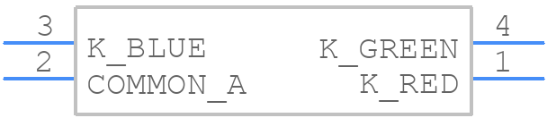 XZMECBDDG45S - SunLED - PCB symbol