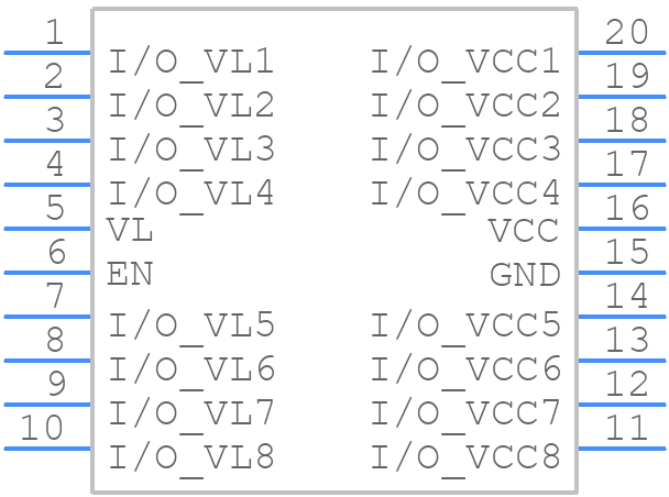 NLSX3018DTR2G - onsemi - PCB symbol