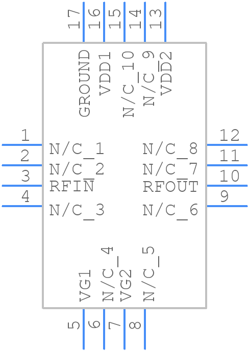 MAAL-010528-TR0500 - MACOM - PCB symbol