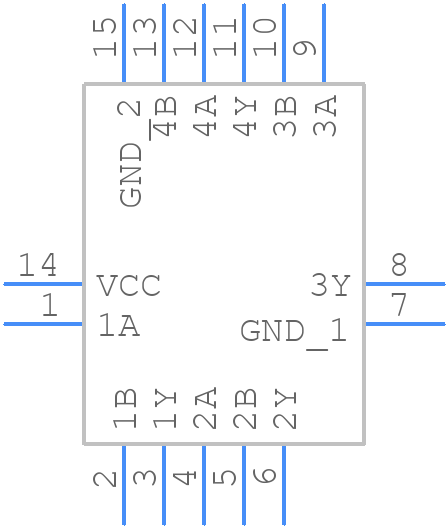 74AHC132BQ,115 - Nexperia - PCB symbol