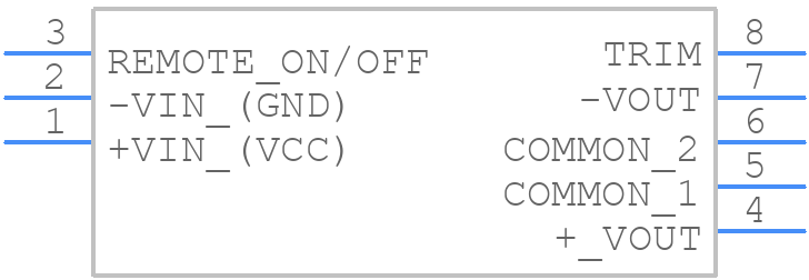 TEN 40-4823WI - Traco Power - PCB symbol