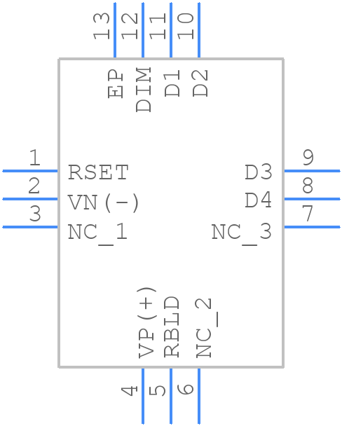 DT3001B - SEOUL SEMICONDUCTOR - PCB symbol
