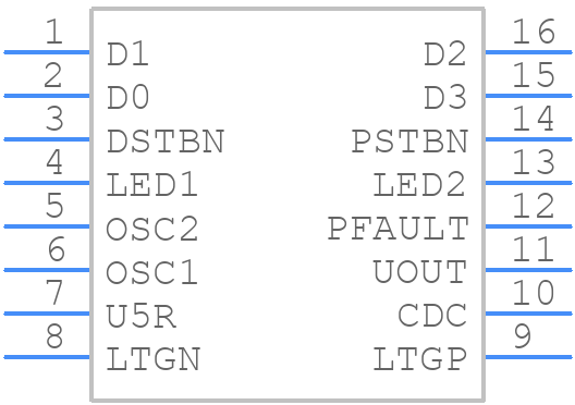 SAP51D-B-G1-T - Renesas Electronics - PCB symbol