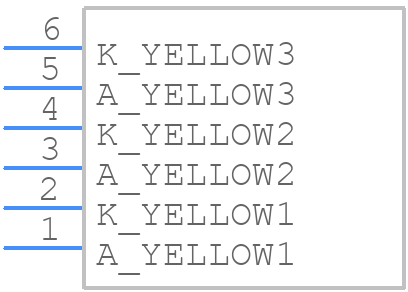 DF3SYKD - Kingbright - PCB symbol