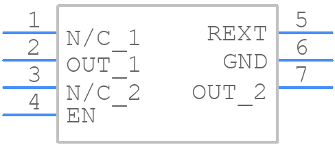 BCR421UFDQ-7 - Diodes Incorporated - PCB symbol