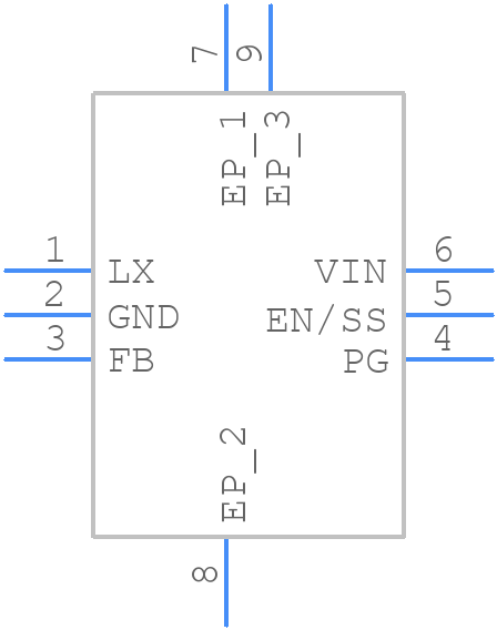 XC9263B75DER-G - Torex - PCB symbol