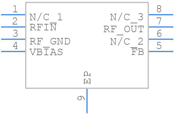 MAAL-010706-TR3000 - MACOM - PCB symbol