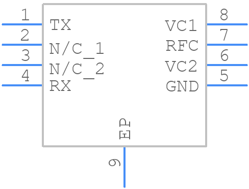 MASW-007921-TR3000 - MACOM - PCB symbol