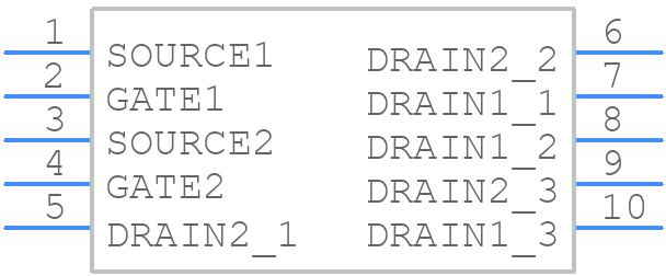 TSM200N03DPQ33 RGG - Taiwan Semiconductor - PCB symbol