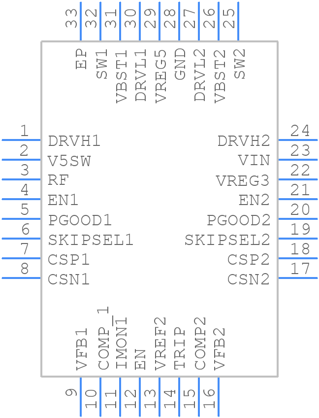 TPS51221RTVT - Texas Instruments - PCB symbol