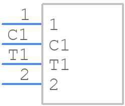 SLLB520100 - ALPS Electric - PCB symbol