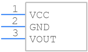 A1302KUA - Allegro Microsystems - PCB symbol