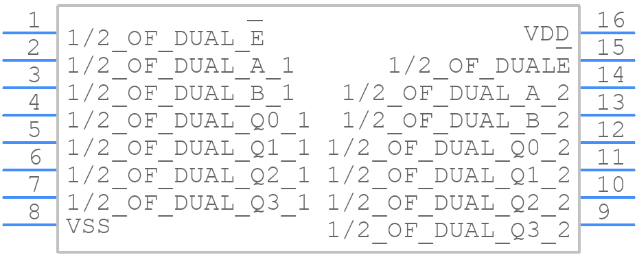 CD4555BMT - Texas Instruments - PCB symbol