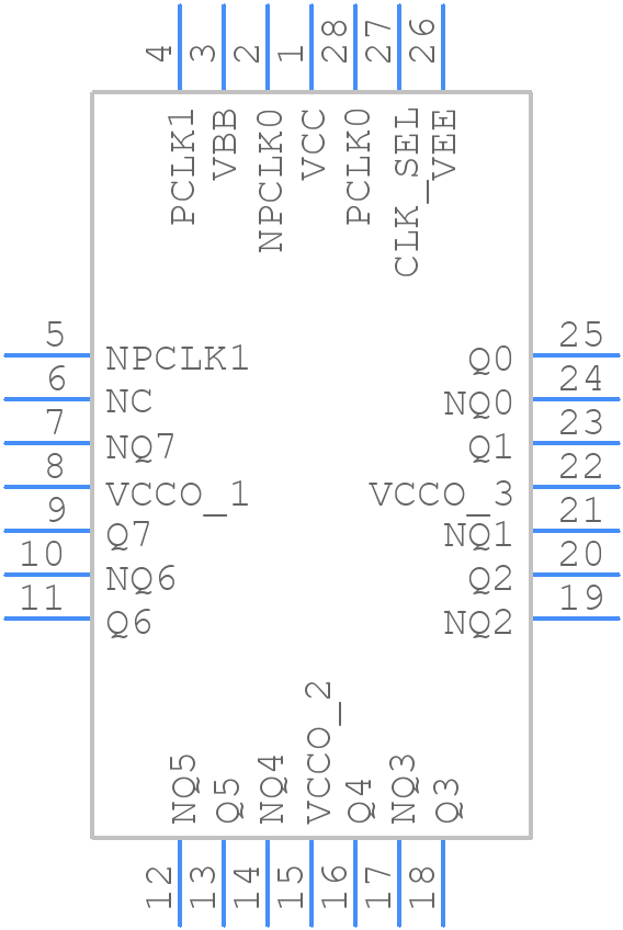 853S310CVILFT - Renesas Electronics - PCB symbol