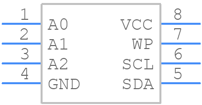 BR24G128FVJ-3GTE2 - ROHM Semiconductor - PCB symbol