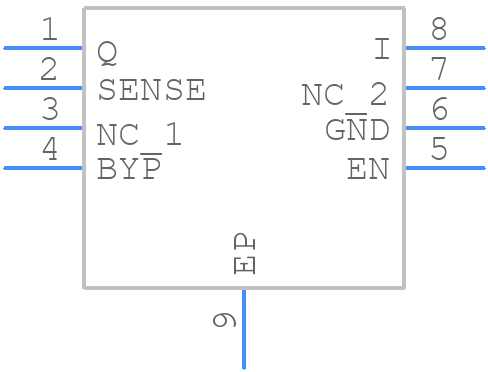 TLS203B0EJV33XUMA1 - Infineon - PCB symbol