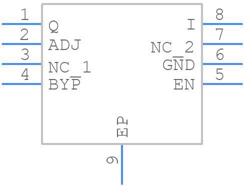 TLS203B0EJV - Infineon - PCB symbol