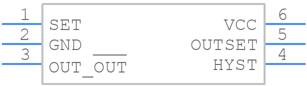 MAX6510CAUT+T - Analog Devices - PCB symbol
