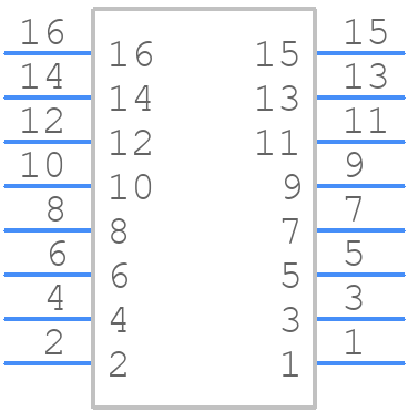 09195166913 - HARTING - PCB symbol