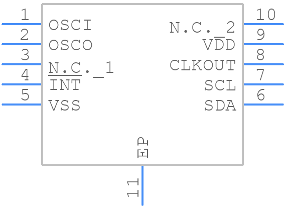 PCF8563BS/4,118 - NXP - PCB symbol