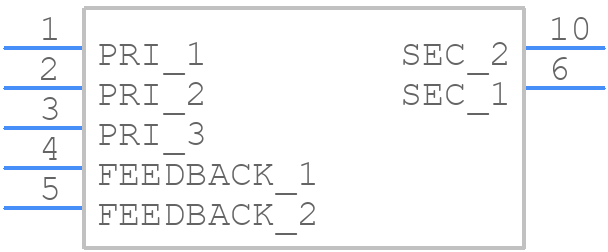 PM61300-1-RC - Bourns - PCB symbol