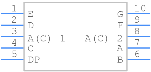 TDSG5160-MN - Vishay - PCB symbol